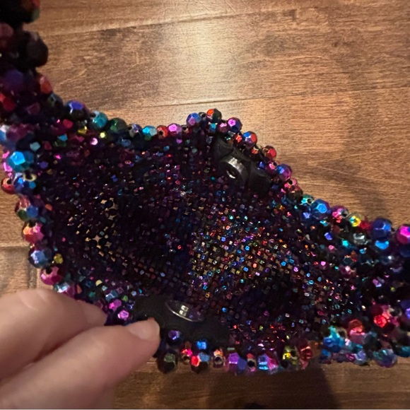 Multicolor Beaded Women's Bag - Picture 5 of 7